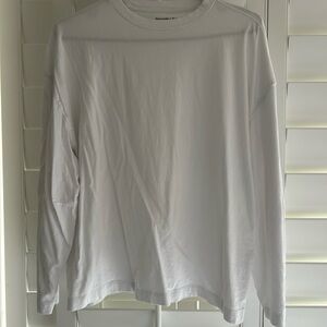 Abercrombie & Fitch White Long Sleeve Tee
